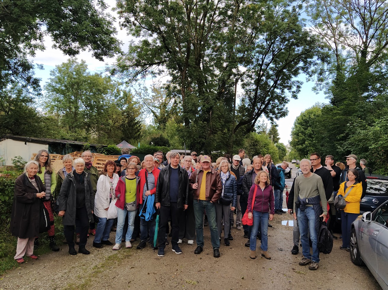 Gruppenfoto nach der Führung im Eggarten zum Tag des offenen Denkmals